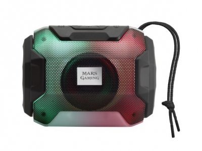 Mars Gaming MSBAX Bluetooth Bezvadu Skaļrunis ar Radio / MicroSD / RGB / USB / 10W
