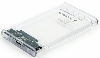 HDD CASE EXT. USB3 2.5"/TRANSPARENT EE2-U3S9-6 GEMBIRD  EE2-U3S9-6 8716309103565