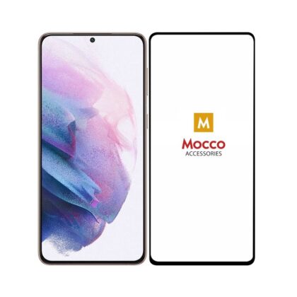 Mocco Full Face Tempered Glass Aizsargstikls Samsung Galaxy S21 Plus Melns MO-TG-SA-S21P-BK 4752168094778