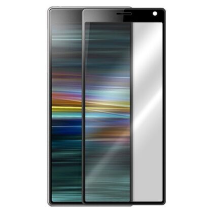 Myscreen Glass Edge Tempered Glass Aizsargstikls Pilnam Ekrānam Sony Xperia 10 Plus Melns MC-MS-SO-X10PL-BK 5901924966678