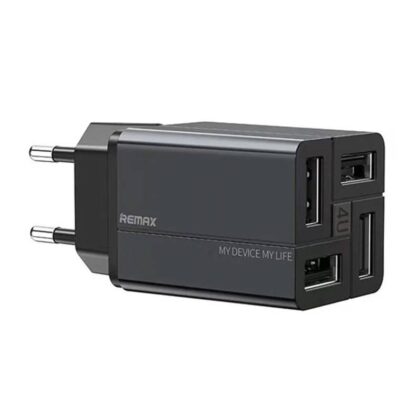 Remax RP-U43 Adapteris 4x USB / 3.4A RP-U43-EU-BK 6972174153667