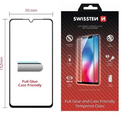 Swissten Full Face Tempered Glass Aizsargstikls Pilnam Ekrānam Xiaomi MI 9 Melns SW-JAP-T-SP-XIA-MI9 8595217469648