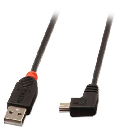 CABLE USB2 A TO MINI-B 0.5M/90 DEGREE 31970 LINDY  31970 4002888319706