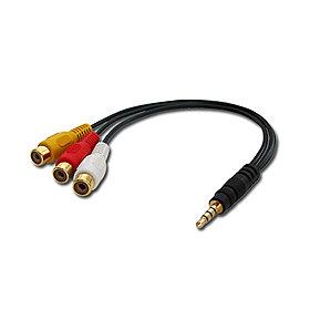 ADAPTER 3.5MM TO 3XPHONO F/35539 LINDY  35539 4002888355391