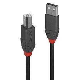 CABLE USB2 A-B 5M/ANTHRA 36675 LINDY  36675 4002888366755