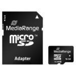 MEMORY MICRO SDHC 16GB C10/W/ADAPTER MR958 MEDIARANGE  MR958 4260283113545