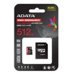 MEMORY MICRO SDXC 512GB W/AD./AUSDX512GUI3V30SHA2-RA1 ADATA  AUSDX512GUI3V30SHA2-RA1 4711085944092