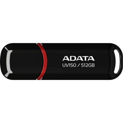 MEMORY DRIVE FLASH USB3 512GB/BLACK AUV150-512G-RBK ADATA  AUV150-512G-RBK 4711085944177