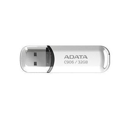 MEMORY DRIVE FLASH USB2 32GB/WHITE AC906-32G-RWH ADATA  AC906-32G-RWH 4713435791905