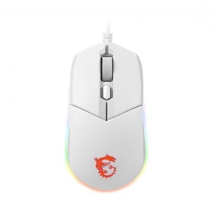 MOUSE USB OPTICAL GAMING/CLUTCH GM11 WHITE MSI  CLUTCHGM11WHITE 4719072813536