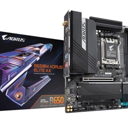 Mainboard GIGABYTE AMD B650 SAM5 Micro-ATX Memory DDR5 Memory slots 4 2xPCI-Express 4.0 16x 2xM.2 1xHDMI 1xDisplayPort 4xUSB 2.0 7xUSB 3.2 1xUSB-C 1xOptical S/PDIF 1xRJ45 2xAudio port B650MAORUSELITEAX1.3  B650MAORUSELITEAX1.3 4719331849399