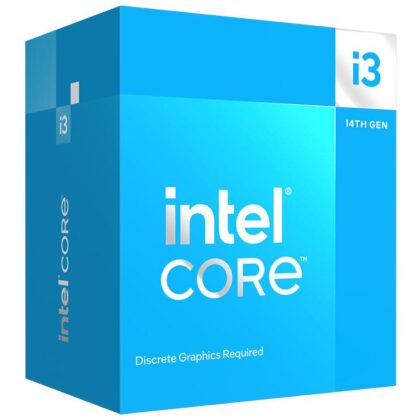 CPU INTEL Desktop Core i3 i3-14100F Raptor Lake 3500 MHz Cores 4 12MB Socket LGA1700 58 Watts BOX BX8071514100FSRMX2  BX8071514100FSRMX2 5032037279109