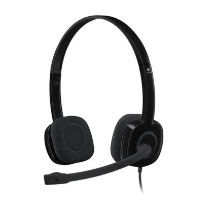 HEADSET STEREO H151/BLACK 981-000589 LOGITECH  981-000589 5099206057333