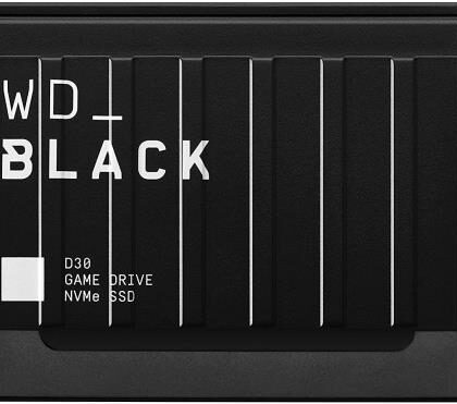 External SSD WESTERN DIGITAL Black 1TB USB-C WDBATL0010BBK-WESN  WDBATL0010BBK-WESN 619659186135