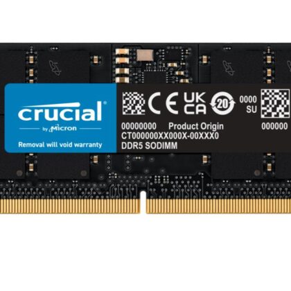 NB MEMORY 16GB DDR5-4800 SO/CT16G48C40S5 CRUCIAL  CT16G48C40S5 649528906526