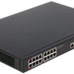 Switch DAHUA DH-PFS3220-16GT-240-V2 Type L2 Desktop/pedestal 2xSFP PoE ports 16 240 Watts DH-PFS3220-16GT-240-V2  DH-PFS3220-16GT-240-V2 6923172541185