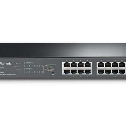 NET SWITCH 16PORT 1000M/8P POE+ TL-SG1016PE TP-LINK  TL-SG1016PE 6935364098865