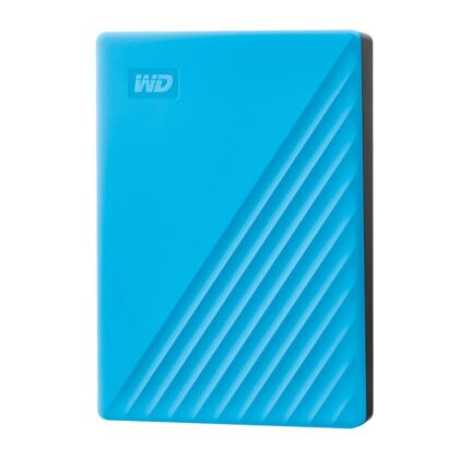 External HDD WESTERN DIGITAL My Passport 4TB USB 2.0 USB 3.0 USB 3.2 Colour Blue WDBPKJ0040BBL-WESN  WDBPKJ0040BBL-WESN 718037870212