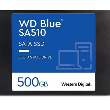 SSD WESTERN DIGITAL Blue SA510 500GB SATA 3.0 Write speed 510 MBytes/sec Read speed 560 MBytes/sec 2