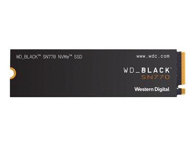 SSD WESTERN DIGITAL Black SN770 250GB M.2 PCIe Gen4 NVMe Write speed 2000 MBytes/sec Read speed 4000 MBytes/sec WDS250G3X0E  WDS250G3X0E 718037887326