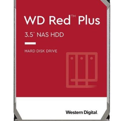 HDD WESTERN DIGITAL Red Plus 6TB SATA 256 MB 5400 rpm 3