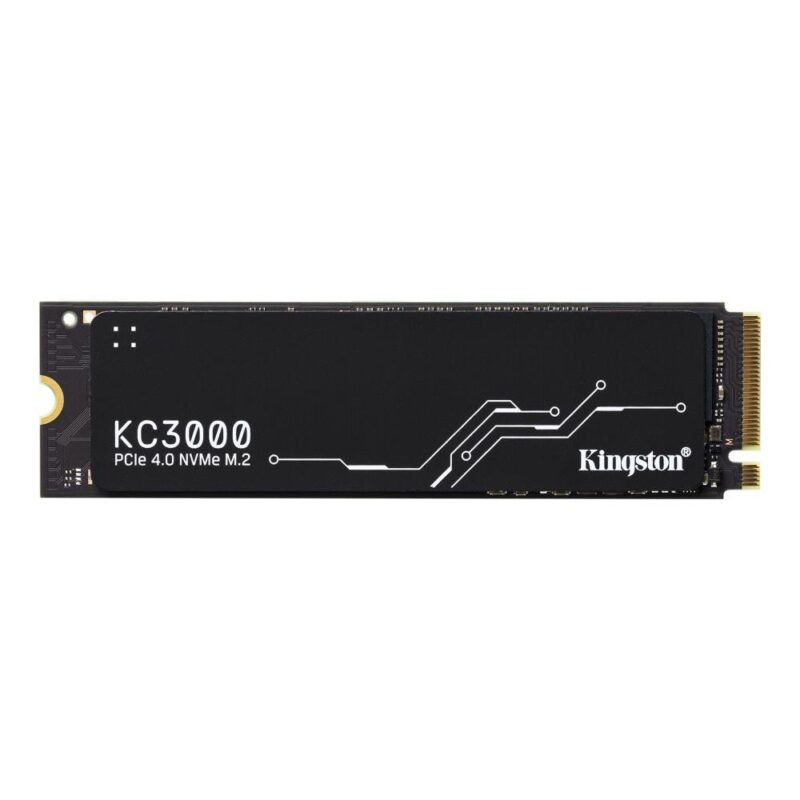 SSD KINGSTON KC3000 1TB M.2 NVMe 3D TLC Write speed 6000 MBytes/sec Read speed 7000 MBytes/sec TBW 800 TB MTBF 1800000 hours SKC3000S/1024G  SKC3000S/1024G 740617324433