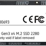 SSD PATRIOT P300 1TB M.2 PCIE NVMe 3D NAND Write speed 1650 MBytes/sec Read speed 2100 MBytes/sec 3.8mm TBW 480 TB P300P1TBM28  P300P1TBM28 814914026533