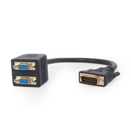 CABLE SPLITTER DVI TO DUAL VGA/A-DVI-2VGA-01 GEMBIRD  A-DVI-2VGA-01 8716309098786