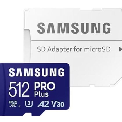 MEMORY MICRO SDXC PRO+ 512GB/W/ADAPT MB-MD512SA/EU SAMSUNG  MB-MD512SA/EU 8806094780550