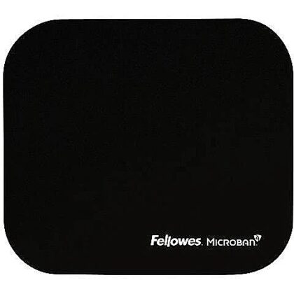 Fellowes MOUSE PAD MICROBAN/BLACK 5933907 043859544028