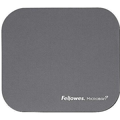 Fellowes MOUSE PAD MICROBAN/SILVER 5934005 043859544035