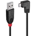 Lindy CABLE USB2 A TO MICRO-B 1M/90 DEGREE 31976 4002888319768
