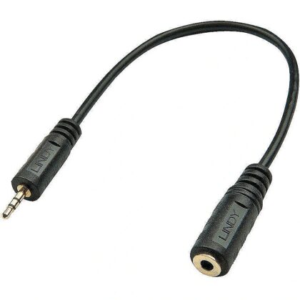 Lindy CABLE ADAPTER AUDIO 2.5/3.5MM/0.2M 35698 4002888356985