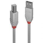 Lindy CABLE USB2 A-B 5M/ANTHRA GREY 36685 4002888366854