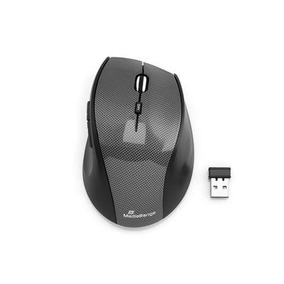 MOUSE USB OPTICAL WRL 5-BUTTON/BLACK MROS207 MEDIARANGE  MROS207 4260459611554