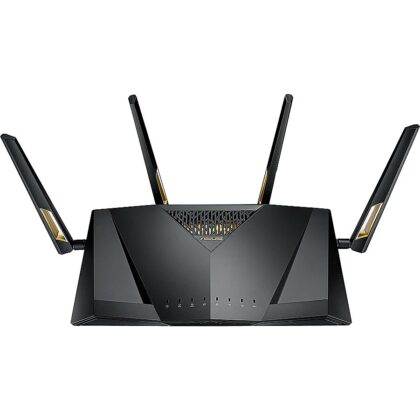 Asus RT-AX88U Pro wireless router Gigabit Ethernet Dual-band (2.4 GHz / 5 GHz) Black RT-AX88U PRO 4711081911104