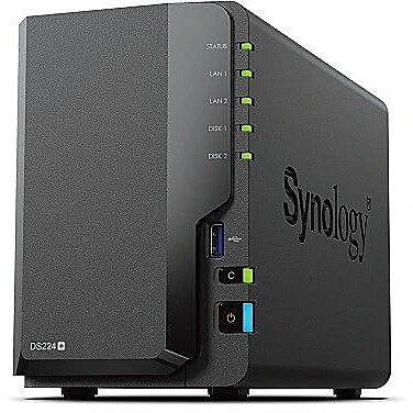 Synology DS224+ 2x0HDD J4125 2GB DDR4 2xRJ45 2xUSB 2Y DS224+ 4711174725250