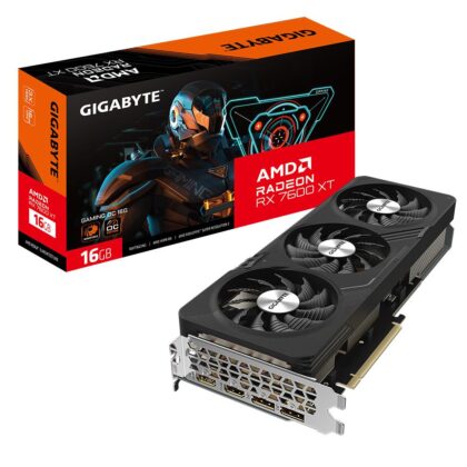 Graphics Card GIGABYTE AMD Radeon RX 7600 XT 16 GB GDDR6 128 bit PCIE 4.0 16x 2xHDMI 2xDisplayPort R76XTGAMINGOC-16GDG10  R76XTGAMINGOC-16GDG10 4719331354251