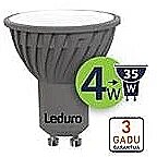 Leduro LED spuldze PAR16 GU10 4W 3000K 21174 4750703995689