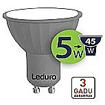 Leduro LED spuldze PAR16 GU10 5W 3000K 21192 4750703995955