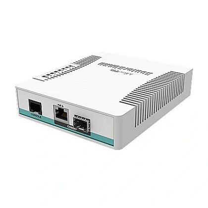 MikroTik RouterBOARD Cloud Router Switch CRS106-1C-5S - Switch - smart - 5 x Gigabit SFP + 1 x combo Gigabit SFP - desktop - PoEThe Cloud Router Switch 106-1C-5S is a desktop size smart switch