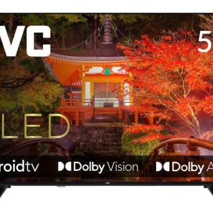 TV Set JVC 50" 4K/Smart QLED 3840x2160 Wireless LAN Bluetooth Android TV LT-50VAQ330P  LT-50VAQ330P 4975769478406