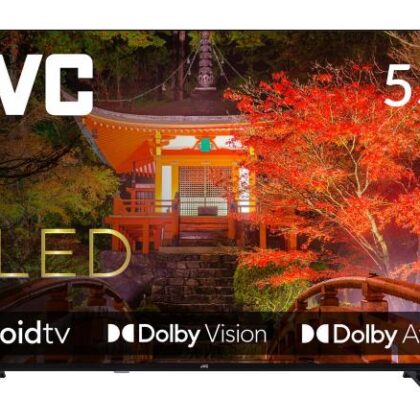 TV Set JVC 55" 4K/Smart QLED 3840x2160 Wireless LAN Bluetooth Android TV LT-55VAQ330P  LT-55VAQ330P 4975769478413