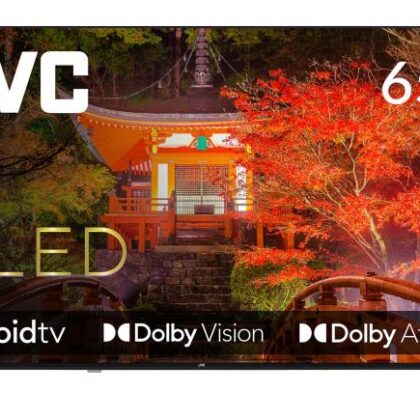 TV Set JVC 65" 4K/Smart QLED 3840x2160 Wireless LAN Bluetooth Android TV LT-65VAQ330P  LT-65VAQ330P 4975769478420