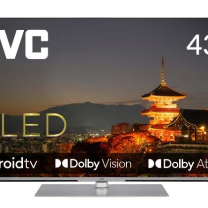TV Set JVC 43" 4K/Smart QLED 3840x2160 Android TV LT-43VAQ830P  LT-43VAQ830P 4975769478802