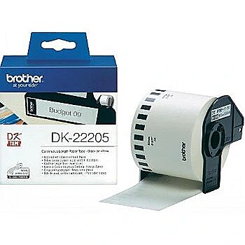 Brother Tape Brother Continuous Paper Tape 62mm x 30.48m DK22205 4977766628198
