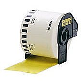 Brother Tape Brother Removable Yellow Paper Tape 62mm x 30.48m DK44605 4977766635158
