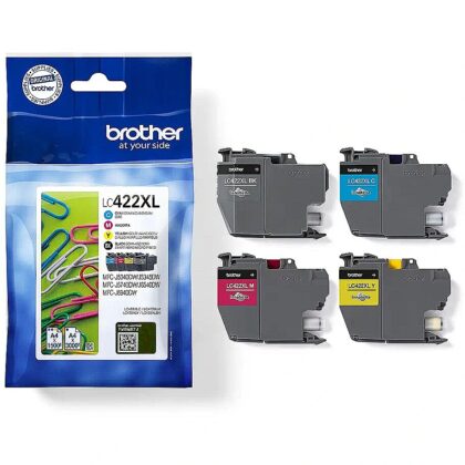 Brother LC422XL HY VAL BP INK&DR SEC TAG(BH19MB) LC422XLVALDR 4977766818957