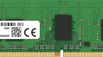 Server Memory Module MICRON DDR4 8GB RDIMM/ECC 3200 MHz CL 22 1.2 V Chip Organization 1024Mx72 MTA9ASF1G72PZ-3G2R  MTA9ASF1G72PZ-3G2R 649528929082