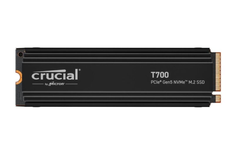 SSD CRUCIAL T700 2TB M.2 PCIe Gen5 NVMe TLC Write speed 11800 MBytes/sec Read speed 12400 MBytes/sec TBW 1200 TB CT2000T700SSD5  CT2000T700SSD5 649528936738